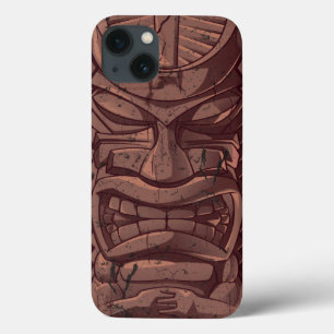 Tiki Wooden Statue Totem Sculpture Case-Mate iPhone Case