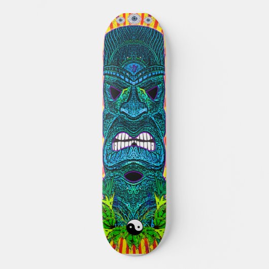 TIKI YIKI TU PERSOONLIJK SKATEBOARD (Voorkant)