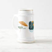 TikiMeet.com - Talk-Tiki Mok/Stein Bierpul (Voorkant links)