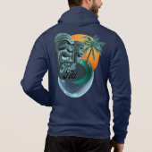 TikiMeet.com / TalkTiki Hooded Zippered Sweatshirt (Achterkant)