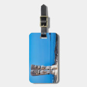 Tikis in het Paradijs Bagagelabel (Voorkant verticaal)