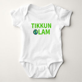Tikkun Olam Lil Mitzvah Jewish World Repair Romper