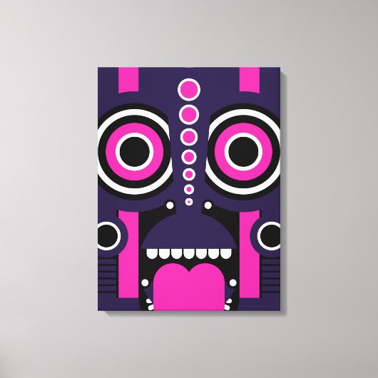 tikmasker canvas afdruk (Voorkant)