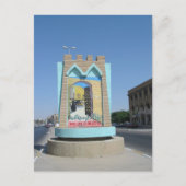 Tikrit, Irak welkomstbord Briefkaart (Voorkant)