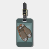 Tikschoppen Bagagelabel (Voorkant verticaal)