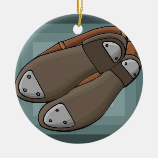 Tiksschoenen Keramisch Ornament (Voorkant)