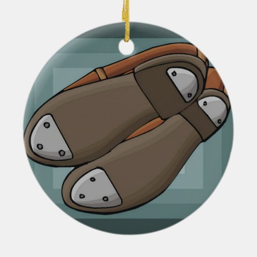 Tiksschoenen Keramisch Ornament (Achterkant)