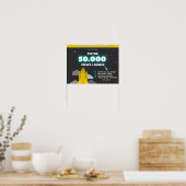 TikTok 50K Uitzichten + 10K Likes | TikTok Followe Poster (Keuken)