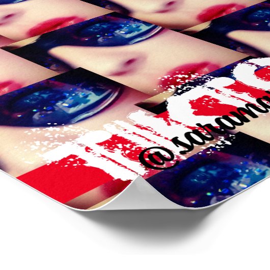 TikTok-aandenken Poster (Hoek)