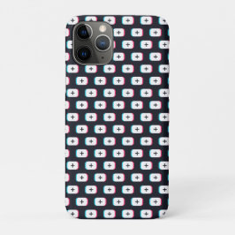 TikTok app-knop. Patroonontwerp - Donkere versie Case-Mate iPhone Case
