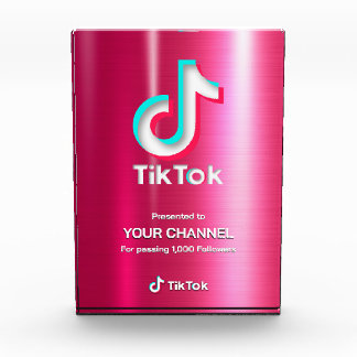 TikTok award aangepast kanaal Fotoblokken