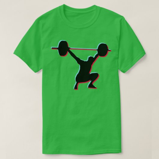 TikTok Gewichtheffen T-shirt (Design voorkant)