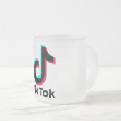TikTok-mok van hoge kwaliteit Matglas Koffiemok (Voorkant rechts)