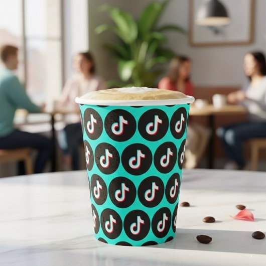 TikTok Paper Cups Papieren Bekers