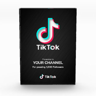 TikTok-prijs aangepast kanaal Fotoblokken