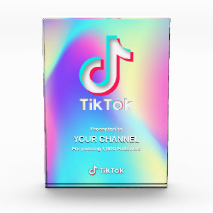 TikTok-prijs aangepast kanaal Fotoblokken
