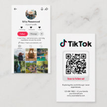 Tiktok Profielfoto Raster Volg Me QR-code