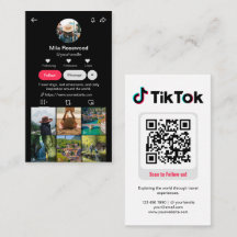 Tiktok Profielfoto Raster Volg Me QR-code