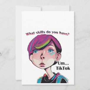 TikTok Tiener Feestdagenkaart