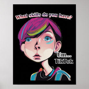 TikTok Tiener Poster