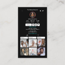 TikTok Zwarte Social Media QR Code