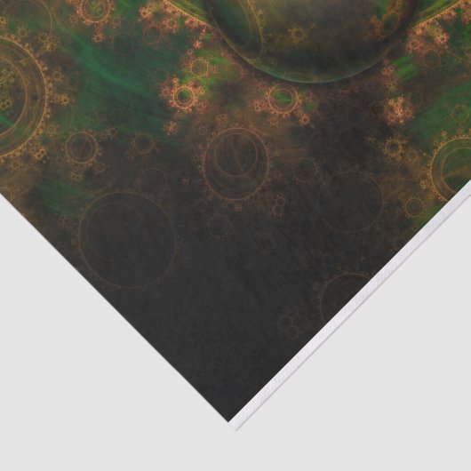 TikTok's 4-dimensionale Steampunk Time Contraption Tissuepapier (Detail)