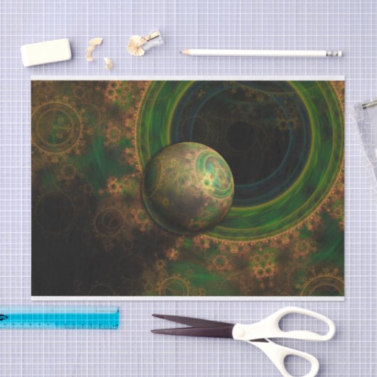 TikTok's 4-dimensionale Steampunk Time Contraption Tissuepapier (Craft)