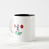 Til Als Een Meisje Tweekleurige Koffiemok (Voorkant links)