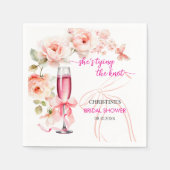 Til de fles zij knoopt Bruidsmeisjesborrel Servet (Voorkant)