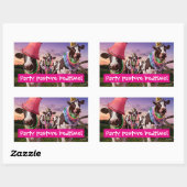 Til de Koeien naar huis Rechthoekige Sticker (Vel)