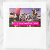 Til de Koeien naar huis Rechthoekige Sticker (Tas)