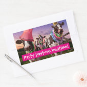 Til de Koeien naar huis Rechthoekige Sticker (Envelop)