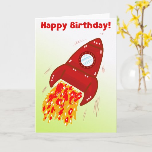 Til de verjaardagsfeest Kaart af! (Gele Bloem)