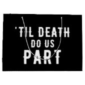 Til Death Black Weddenschap Bedankt Groot Cadeauzakje (Achterkant)