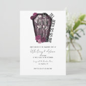 Til Death Do ons Part | Engagement Party | Gotisch Kaart (Staand voorkant)