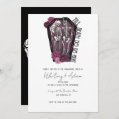 Til Death Do ons Part | Engagement Party | Gotisch Kaart (Voorkant / Achterkant)