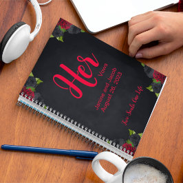 Til Death Do ons Part Gothic her Vows Book Notitieboek