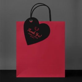 Til Death Do ons Part Gothic Moody Black Bedankjes Labels