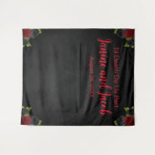 Til Death Do ons Part Gothic Roos Foto Achtergrond Wandkleed (Voorkant (horizontaal))