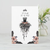 Til Death Do ons Part Gothic Vrijgezellenfeest Kaart (Staand voorkant)