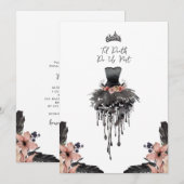 Til Death Do ons Part Gothic Vrijgezellenfeest Kaart (Voorkant / Achterkant)