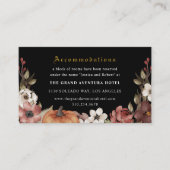 'Til Death Do ons Part Halloween Wedding' Informatiekaartje (Voorkant)