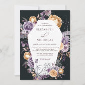 'Til Death Do ons Part Halloween Wedding Invitatio Kaart (Voorkant)