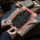 'Til Death Do ons Part Halloween Wedding Invitatio Kaart