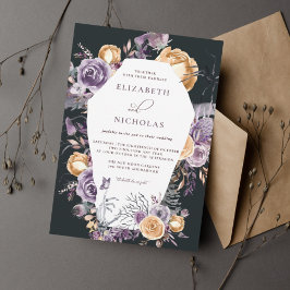 'Til Death Do ons Part Halloween Wedding Invitatio Kaart