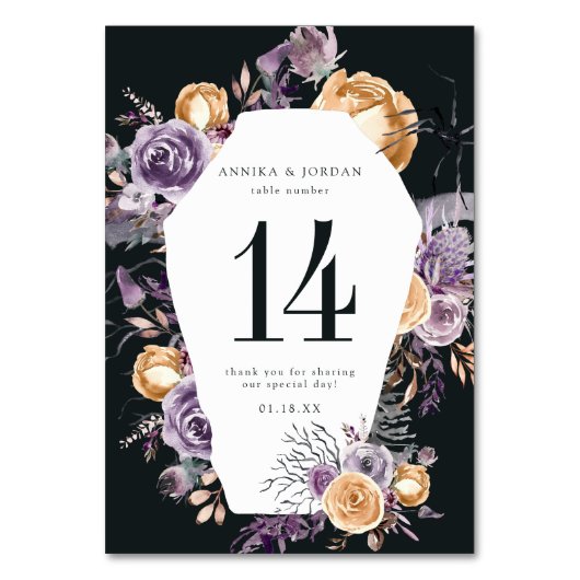 'Til Death Do ons Part | Halloween Wedding Kaart (Voorkant)