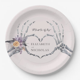 'Til Death Do ons Part | Halloween Wedding Papieren Bordje