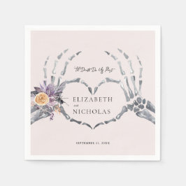 'Til Death Do ons Part | Halloween Wedding Servet