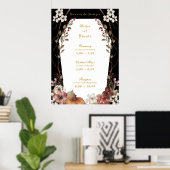 'Til Death Do ons Part Halloween Welcome Weddensch Poster (Thuiskantoor)