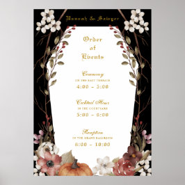 'Til Death Do ons Part Halloween Welcome Weddensch Poster